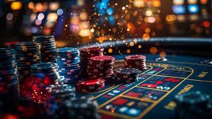 Interface pemain Allbet menampilkan tabel permainan, tombol taruhan, dan statistik putaran